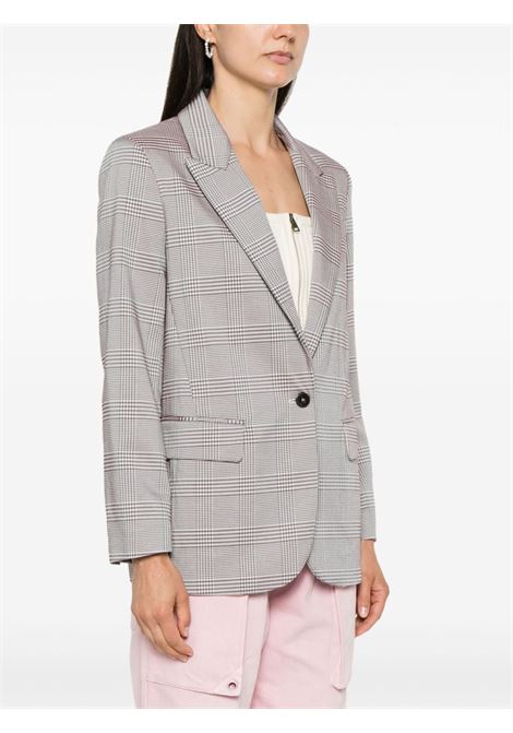 Blazer monopetto a quadri in rosa e multicolore Forte forte - donna FORTE FORTE | 128222006